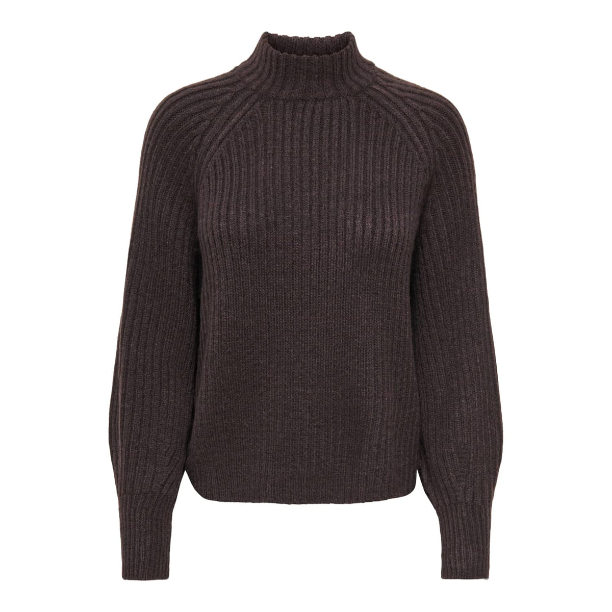 Only Kalibu L/S Pullover Knit Chocolate Brown  - 15248289CB