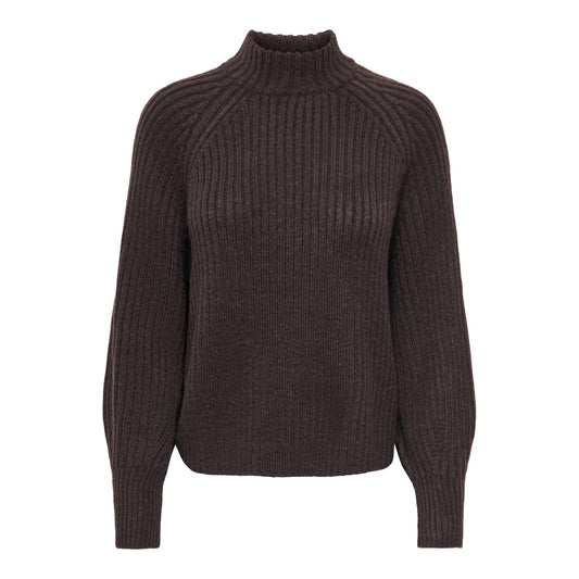 Only Kalibu L/S Pullover Knit Chocolate Brown  - 15248289CB