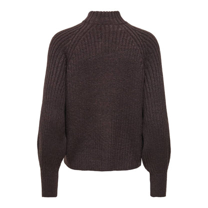 Only Kalibu L/S Pullover Knit Chocolate Brown  - 15248289CB