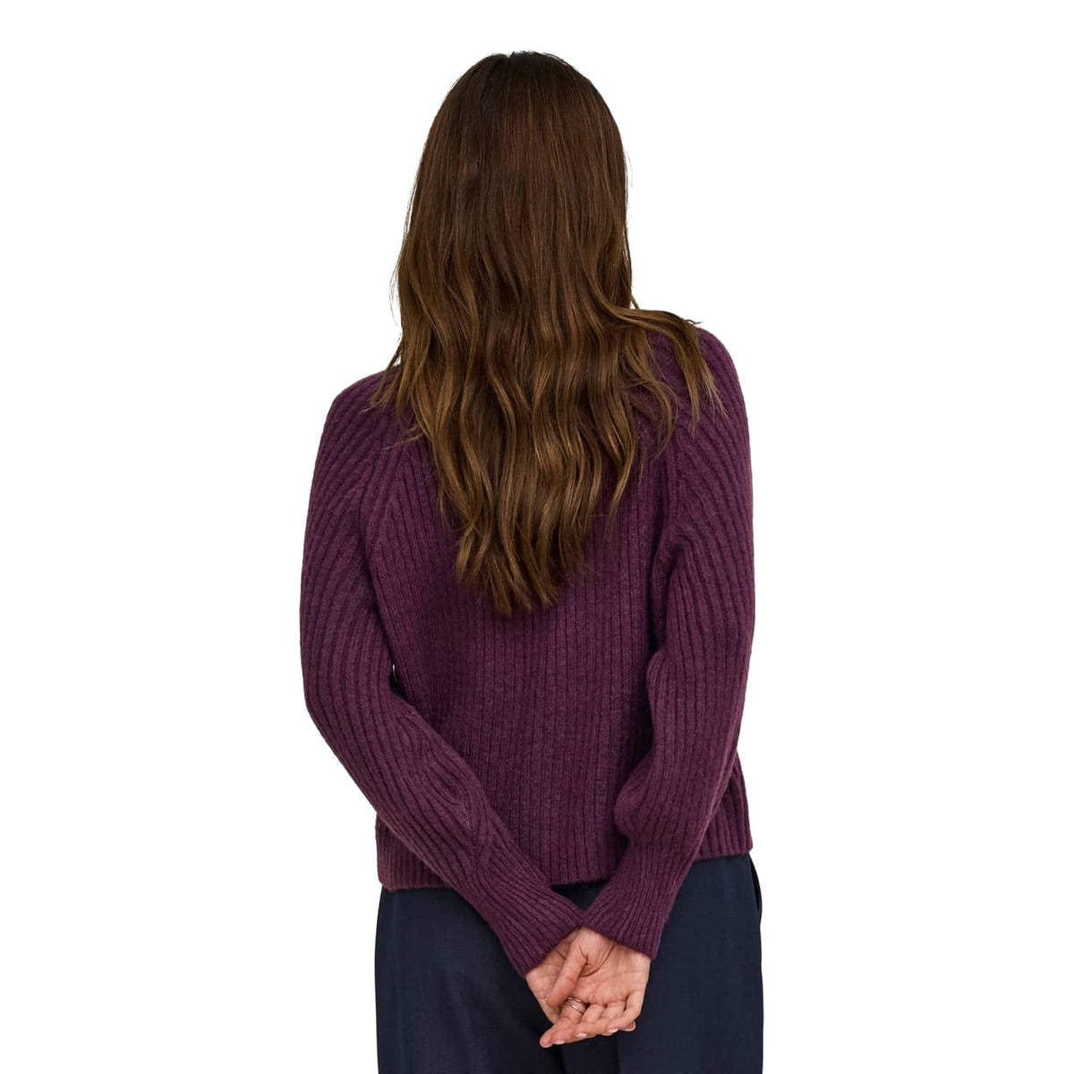 Only Kalibu L/S Pullover Knit Mauve Wine  - 15248289MW