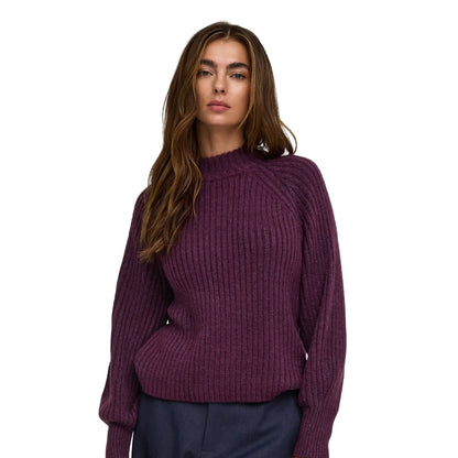 Only Kalibu L/S Pullover Knit Mauve Wine  - 15248289MW