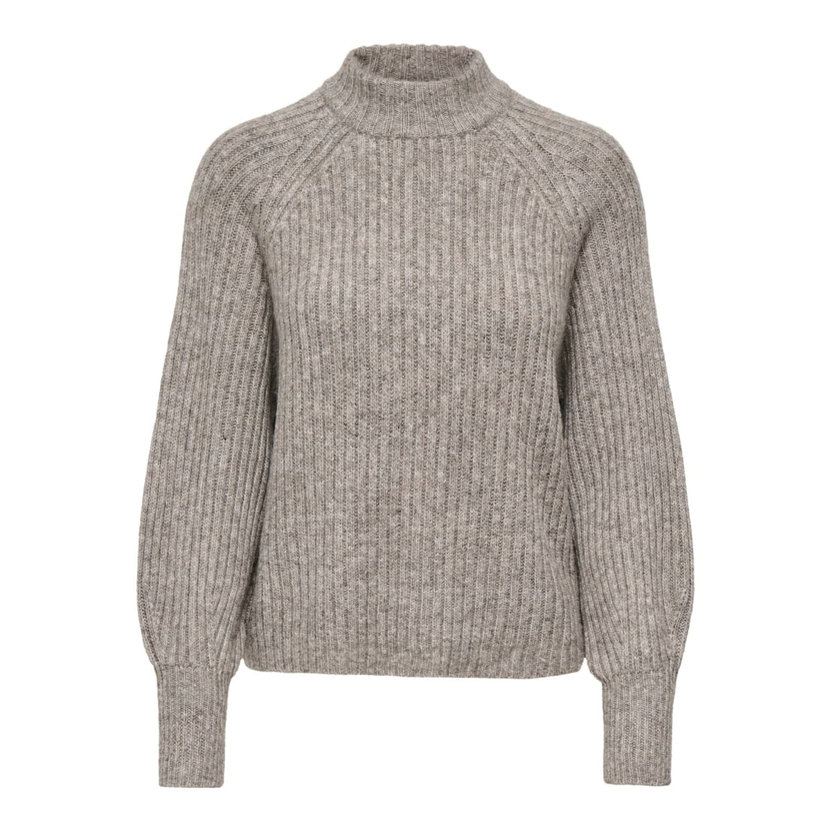Only Kalibu L/S Pullover Knit Silver Mink  - 15248289SM