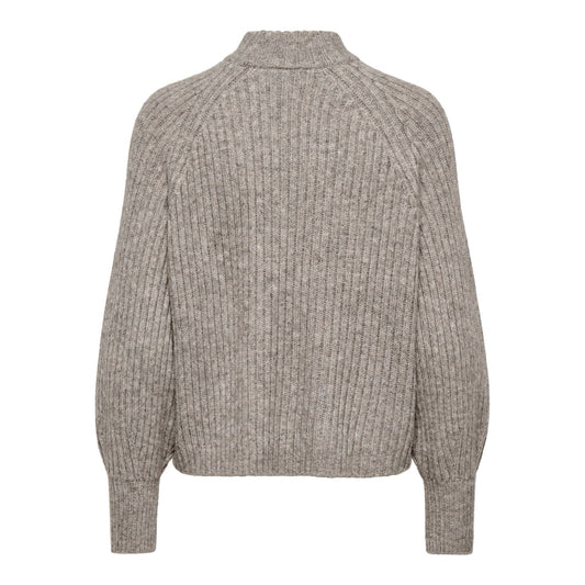 Only Kalibu L/S Pullover Knit Silver Mink  - 15248289SM