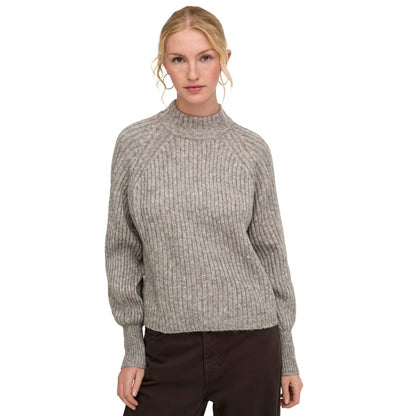 Only Kalibu L/S Pullover Knit Silver Mink  - 15248289SM