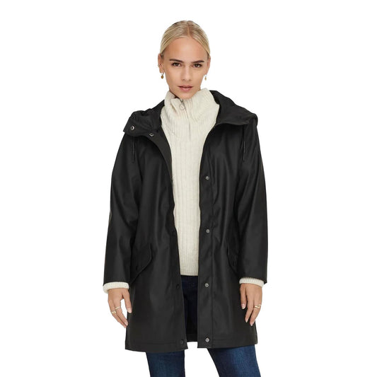 Only Elisa Raincoat Black  - 15261734B