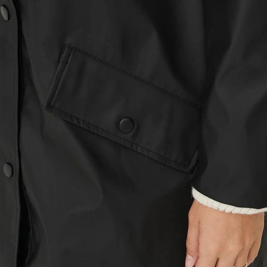 Only Elisa Raincoat Black  - 15261734B