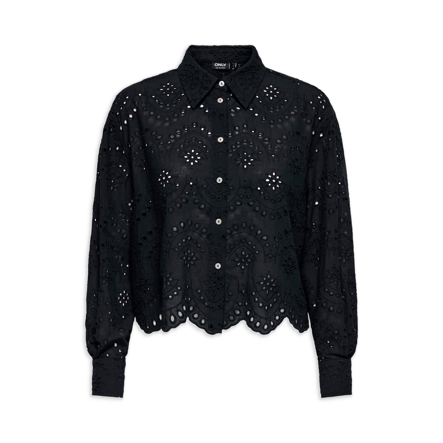 Only Valais L/S Shirt Black  - 15269568B