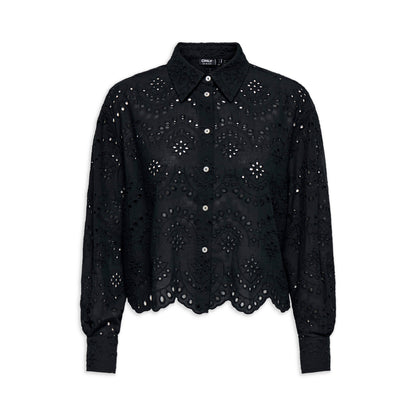 Only Valais L/S Shirt Black  - 15269568B
