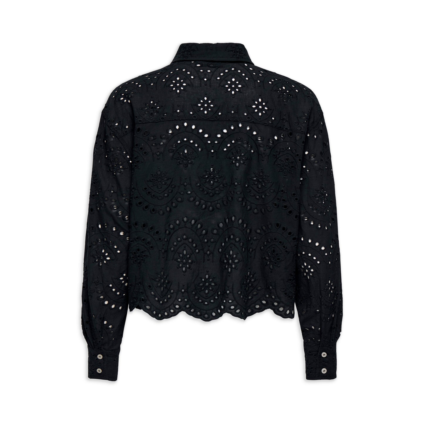Only Valais L/S Shirt Black  - 15269568B