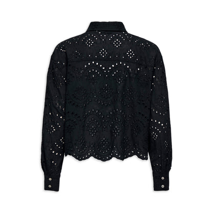 Only Valais L/S Shirt Black  - 15269568B