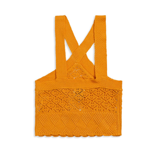 JDY Sun S/L Halterneck Top Knit Butterscotch  - 15291815B