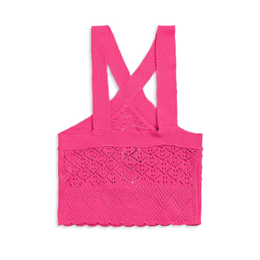 JDY Sun S/L Halterneck Top Knit Carmine Rose  - 15291815CR