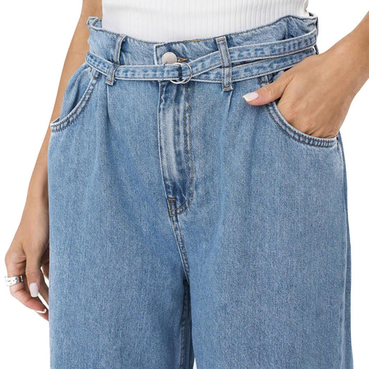 Only Emma HW Loose Wide Belt Dnm Medium Blue Denim  - 15297074MBD