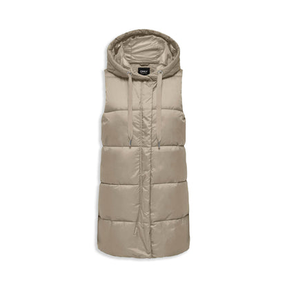 Only Asta Puffer Waistcoat CC Life Silver Mink  - 15300256SM