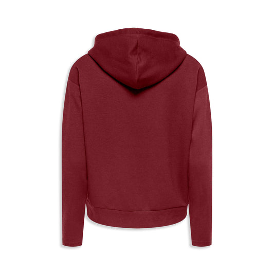 Only Fancy L/S Hood String Swt Cabernet  - 15303838C