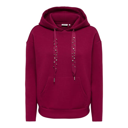 Only Fancy L/S Hood String Sweat Rumba Red  - 15303838RR