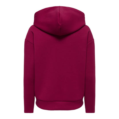 Only Fancy L/S Hood String Sweat Rumba Red  - 15303838RR