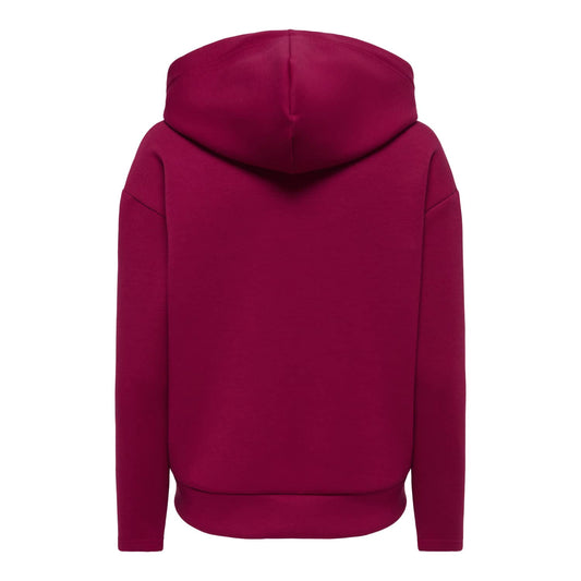 Only Fancy L/S Hood String Sweat Rumba Red  - 15303838RR
