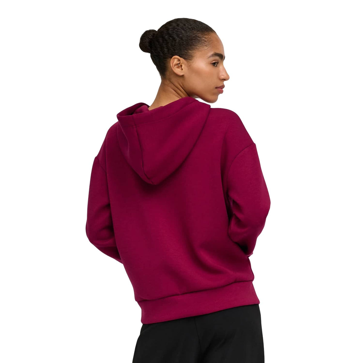 Only Fancy L/S Hood String Sweat Rumba Red  - 15303838RR
