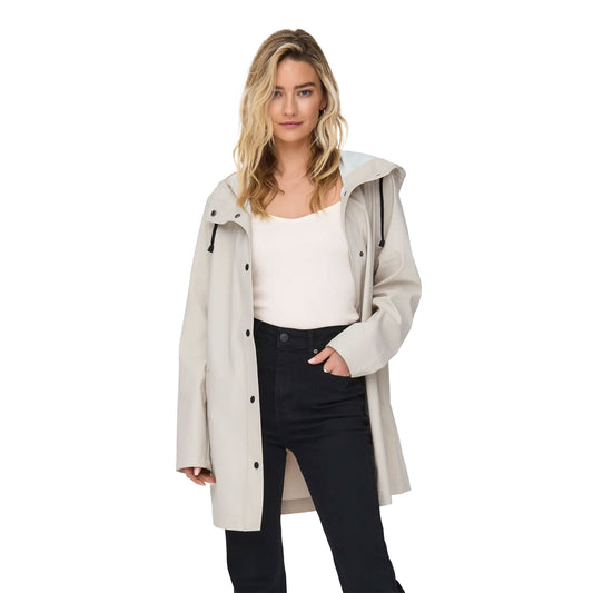 Only New Ellen Raincoat Pumice Stone  - 15304784PS