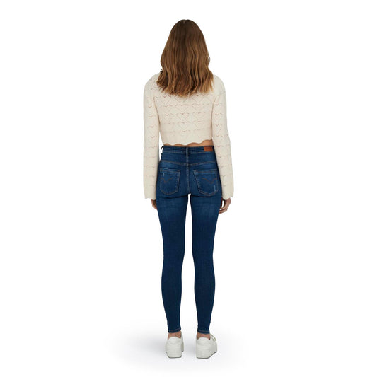 Only Morehearts L/S Pullover Ex Knit Cloud Dancer  - 15307893CD