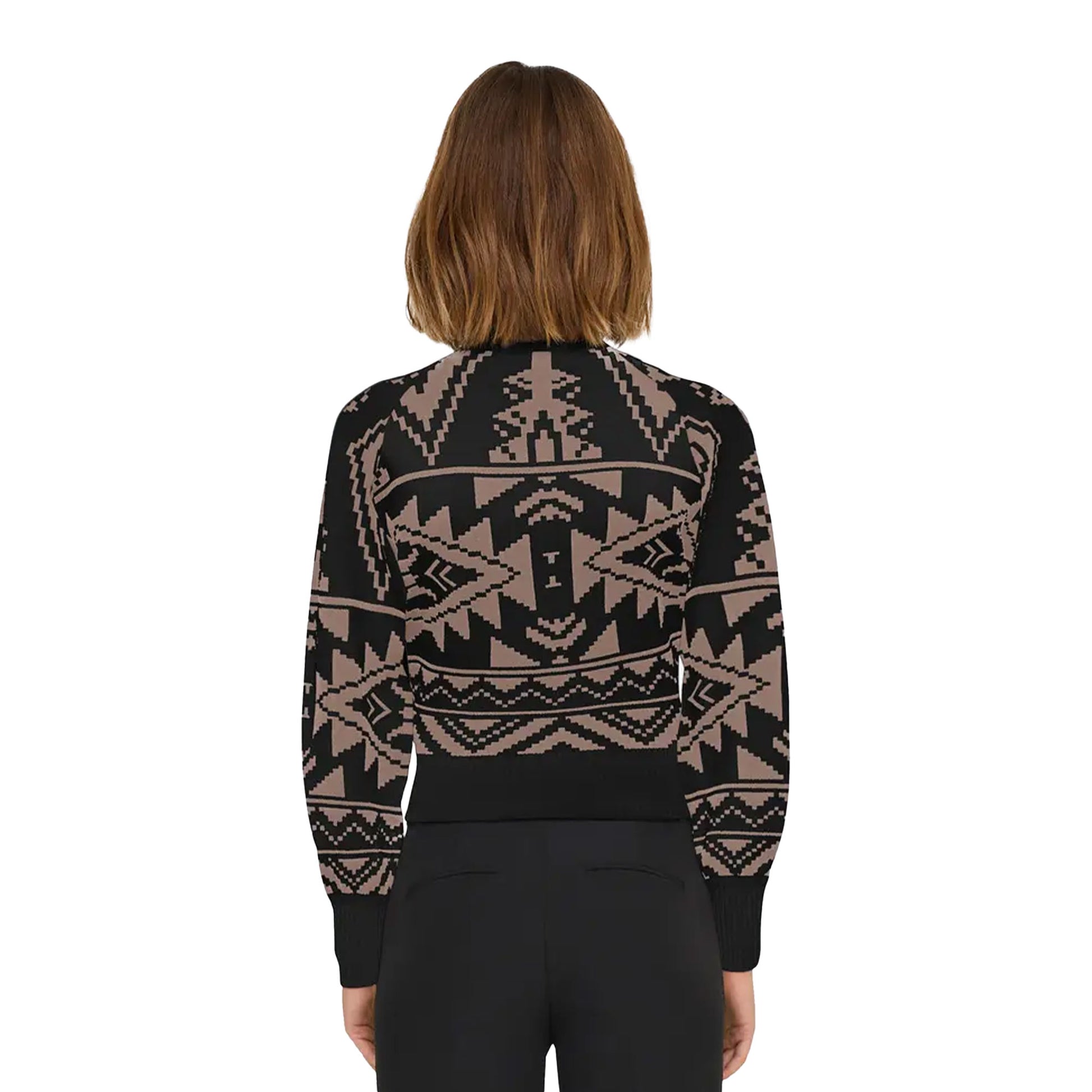 Only Frida Life LS Highneck CC Knit Black  - 15324430B
