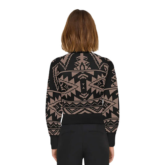 Only Frida Life LS Highneck CC Knit Black  - 15324430B