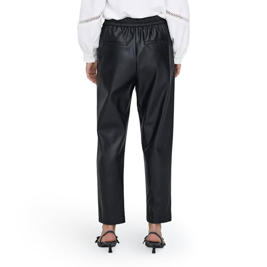 Only Mynte Faux Leather Pants Black  - 15326577B