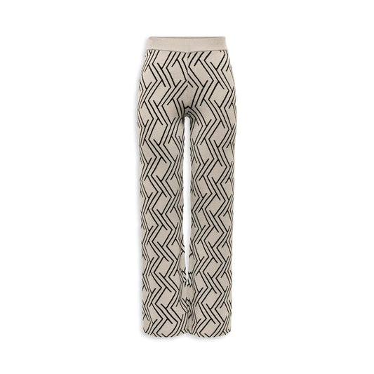 Only Anny Jacquard Pants Knt Birch  - 15327634B
