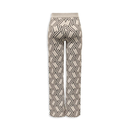 Only Anny Jacquard Pants Knt Birch  - 15327634B
