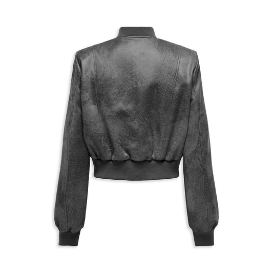 Only Paris Faux Suede Bomber Phantom  - 15330040P