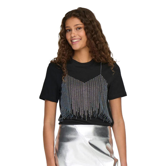 Only Billie Life S/S Top Black  - 15333617B