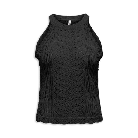 Only Erin Life SL Top Knit Black  - 15341573BK