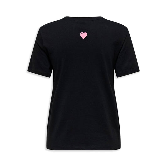 Only Lotte Life Reg S/S Not Top Black  - 15344235B