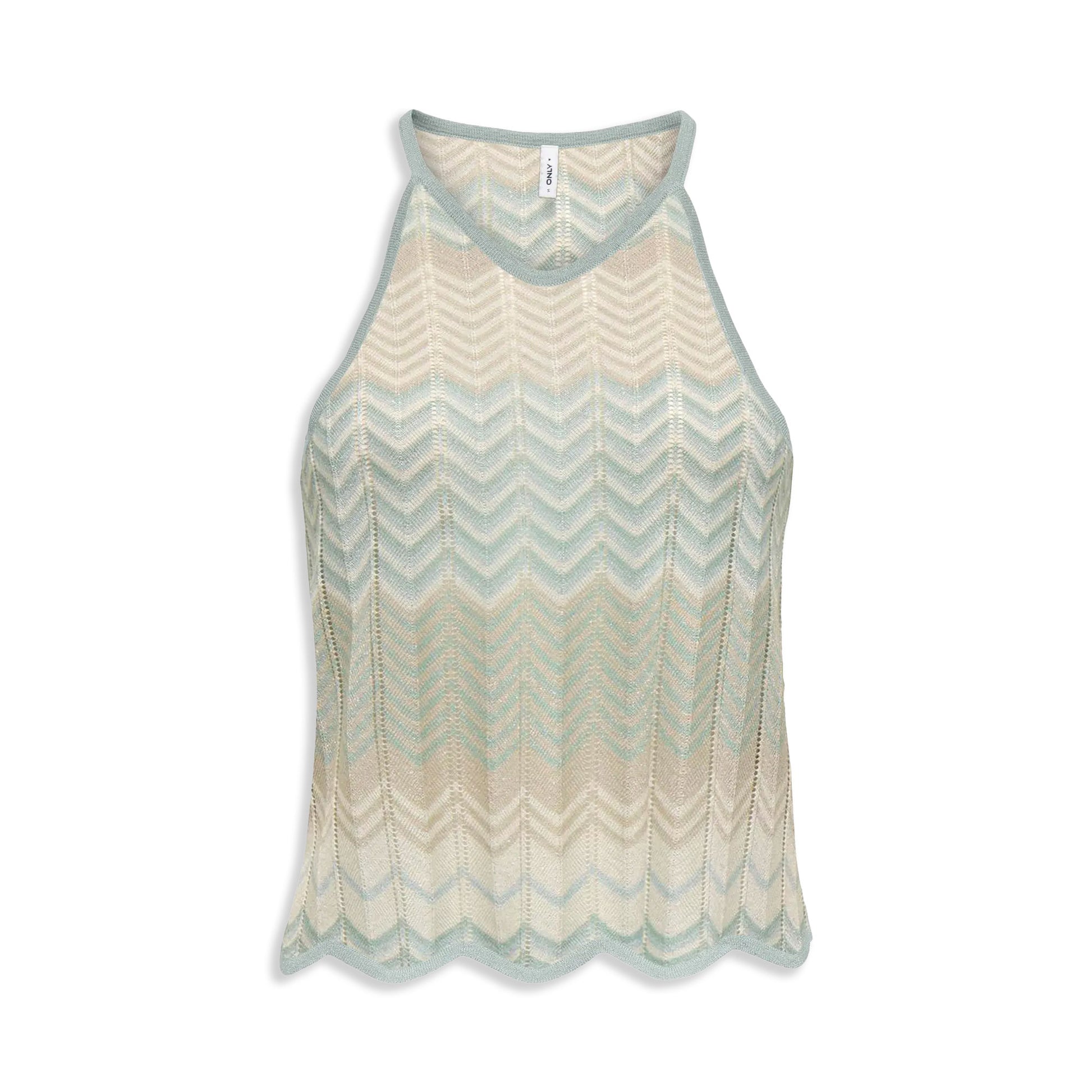 Only Alvira Life SL Glitter Top Knt Cloud Blue/Cloud Blue  - 15344392CB