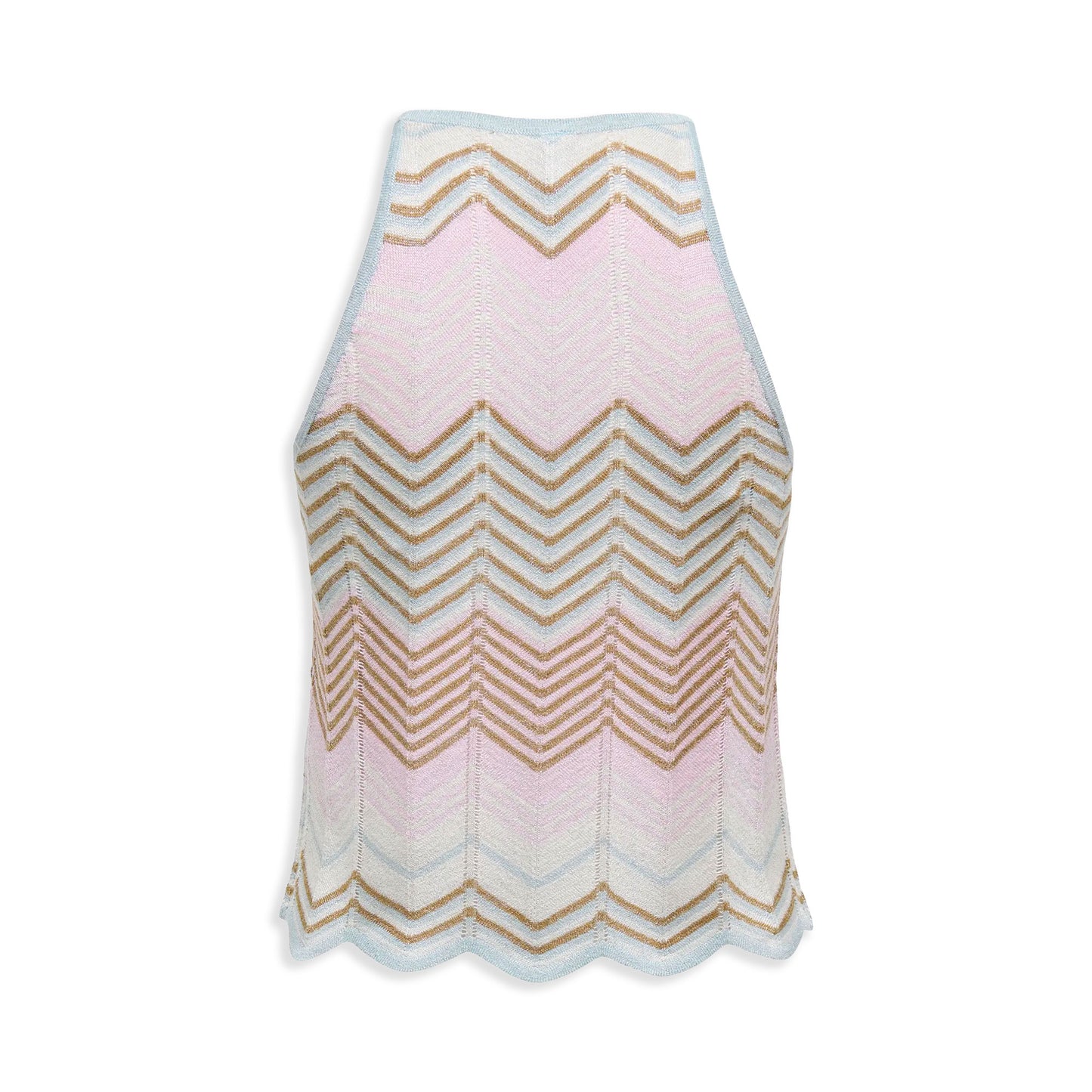 Only Alvira Life SL Glitter Top Knt Cloud Blue/Roseate  - 15344392CBR