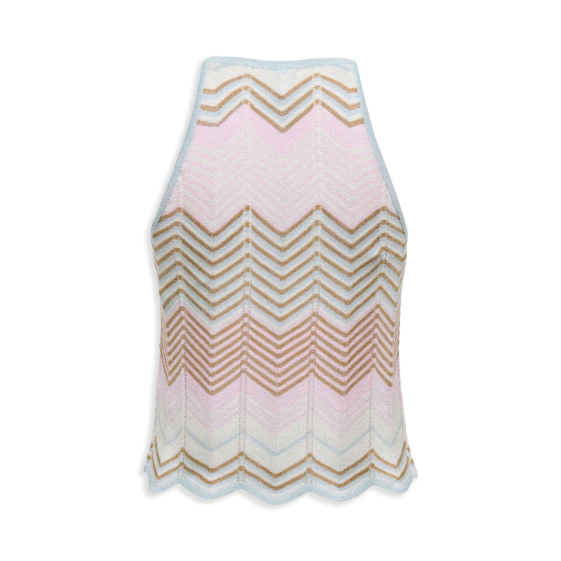 Only Alvira Life SL Glitter Top Knt Cloud Blue/Roseate  - 15344392CBR