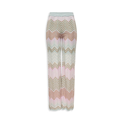 Only Alvira Life MW Glitter Pant Knt Cloud Blue/Roseate  - 15344393CBR