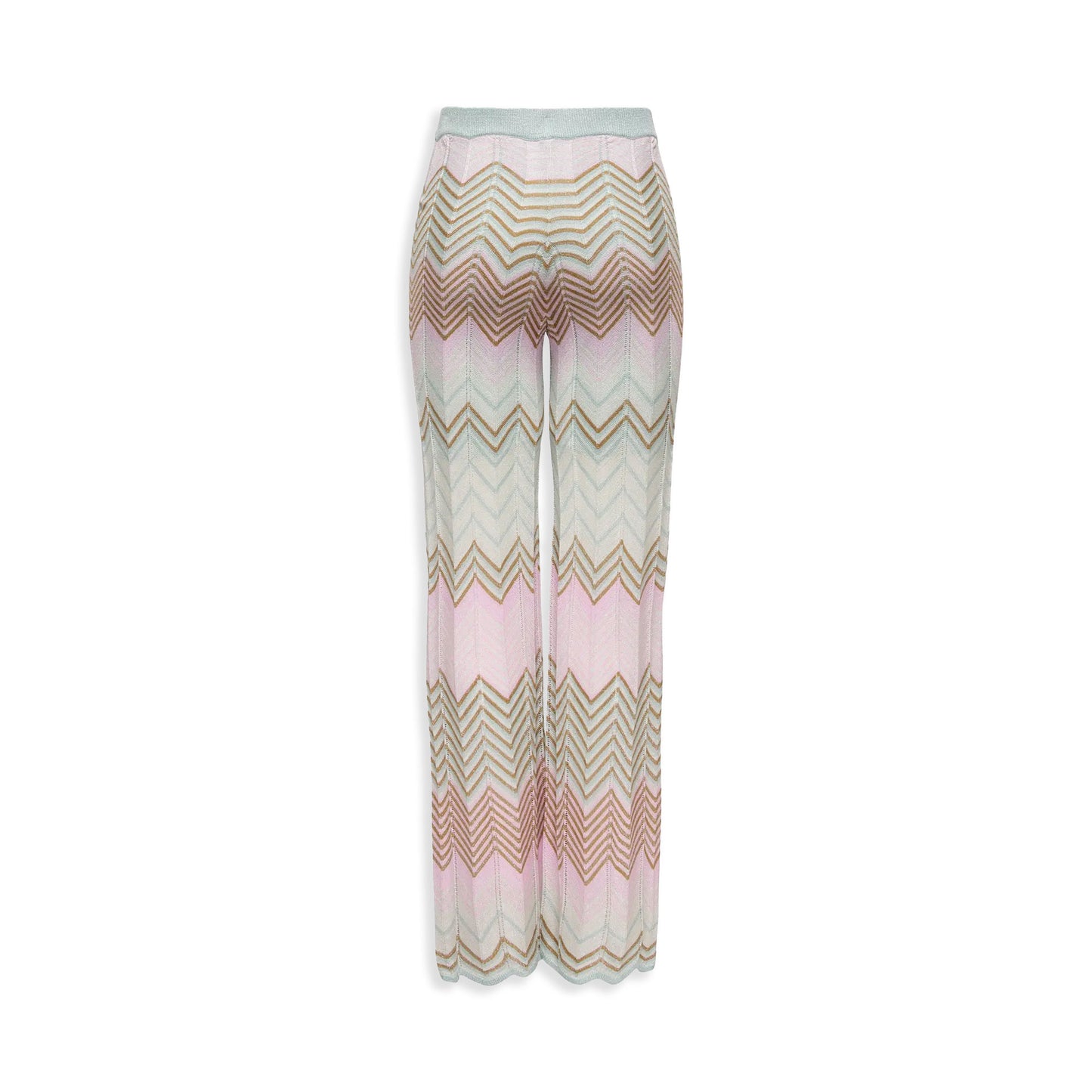 Only Alvira Life MW Glitter Pant Knt Cloud Blue/Roseate  - 15344393CBR