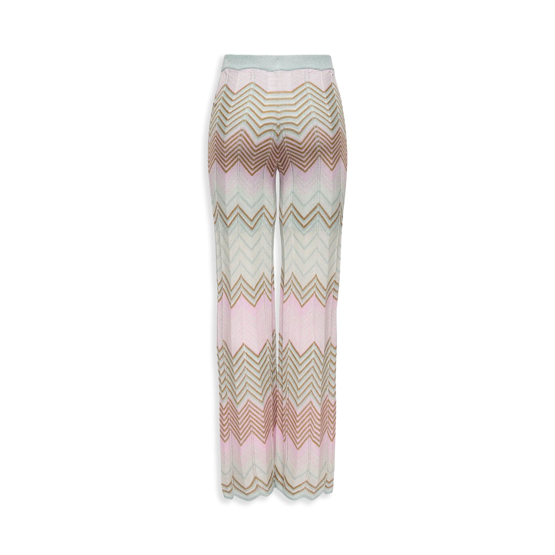 Only Alvira Life MW Glitter Pant Knt Cloud Blue/Roseate  - 15344393CBR