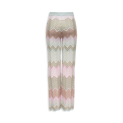 Only Alvira Life MW Glitter Pant Knt Cloud Blue/Roseate  - 15344393CBR