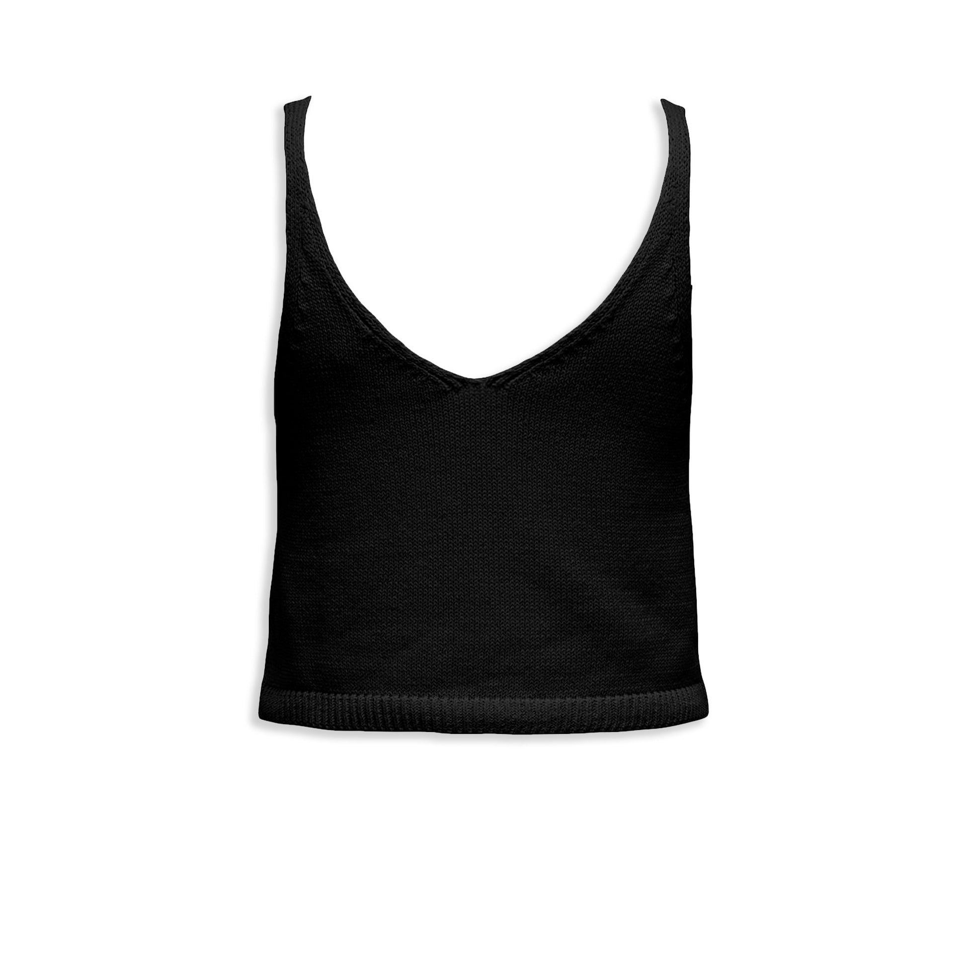 Only Colette Life SL Bling Top Knt Black  - 15344411B
