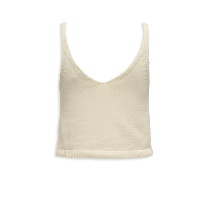 Only Colette Life SL Bling Top Knt Ecru  - 15344411E