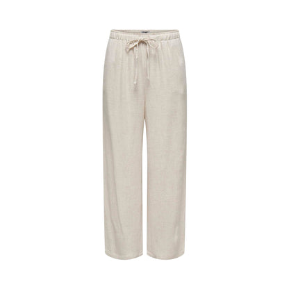 Only Siesta MW Pull Linen BL Culotte Pant Moonbeam  - 15344603M