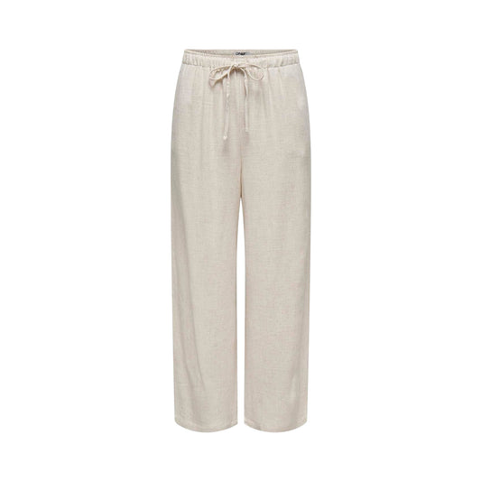 Only Siesta MW Pull Linen BL Culotte Pant Moonbeam  - 15344603M