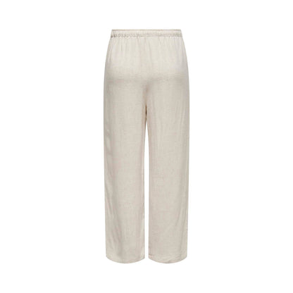 Only Siesta MW Pull Linen BL Culotte Pant Moonbeam  - 15344603M