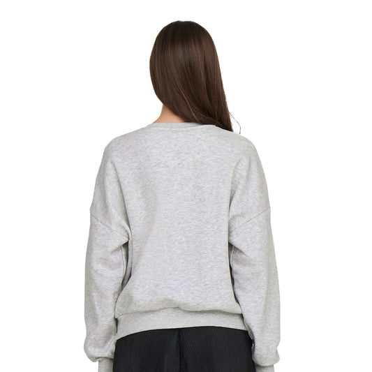 Only Rolling Stones L/S O-Neck Sweat Light Grey Melange  - 15345927LGM