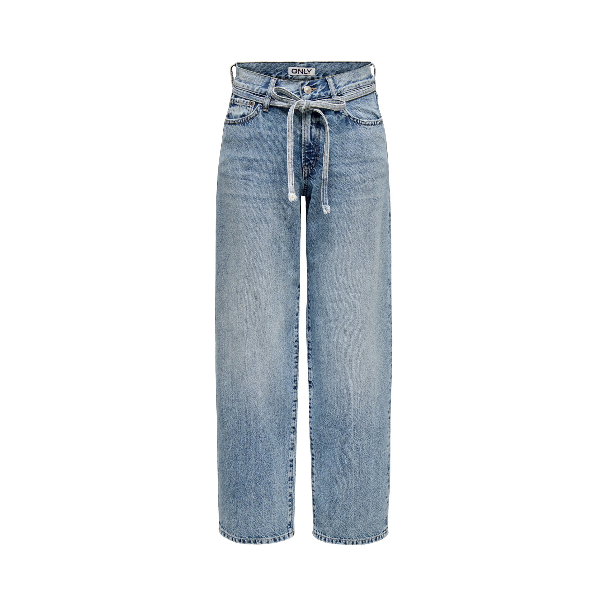 Only Gianna MW Straight Dot450 Dnm Light Blue Denim  - 15347093LBD