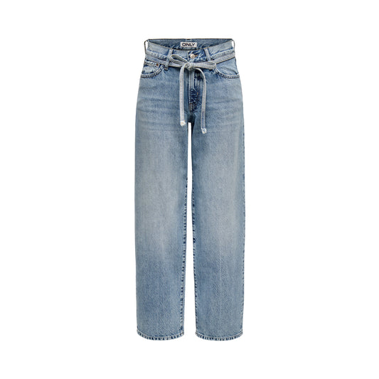 Only Gianna MW Straight Dot450 Dnm Light Blue Denim  - 15347093LBD
