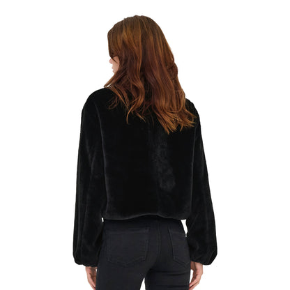 Only Dana Life Faux Fur Jacket Black  - 15348987B